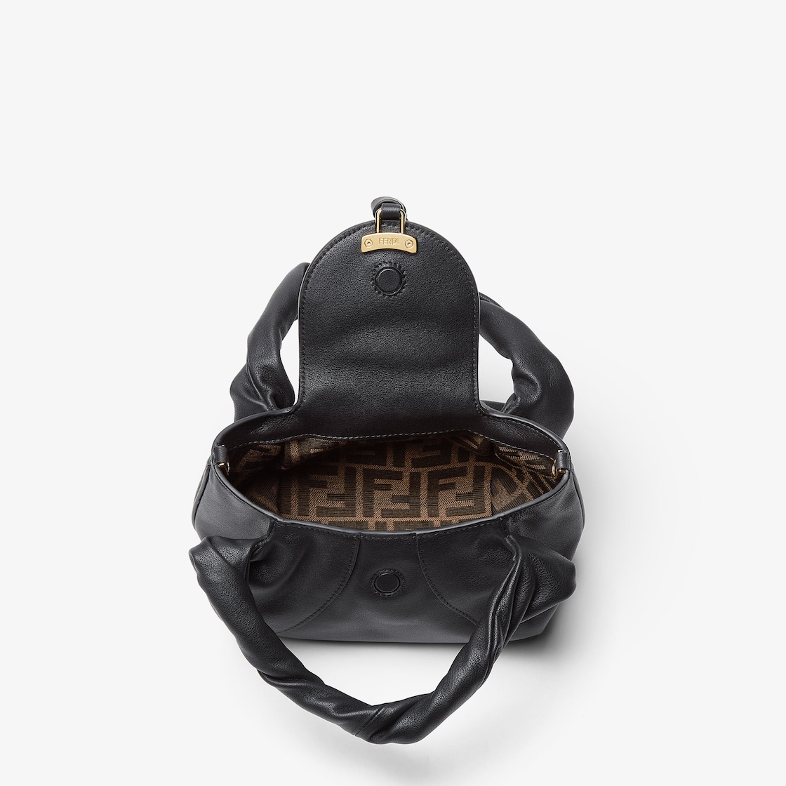 FENDI Spy Mini Black leather mini-bag - Image 4